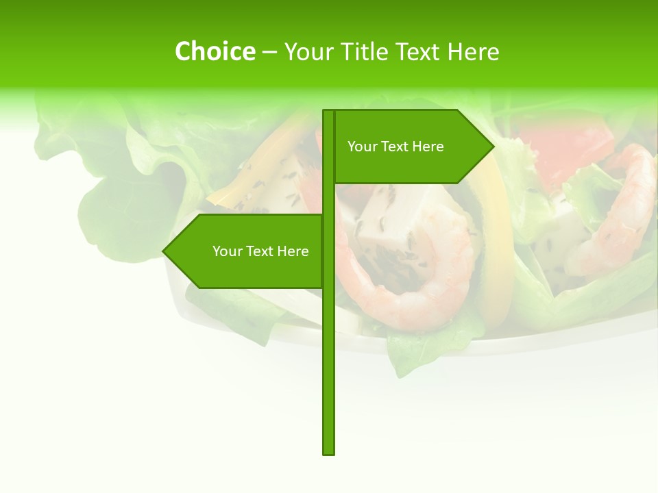 Isolated Cheese Yellow PowerPoint Template