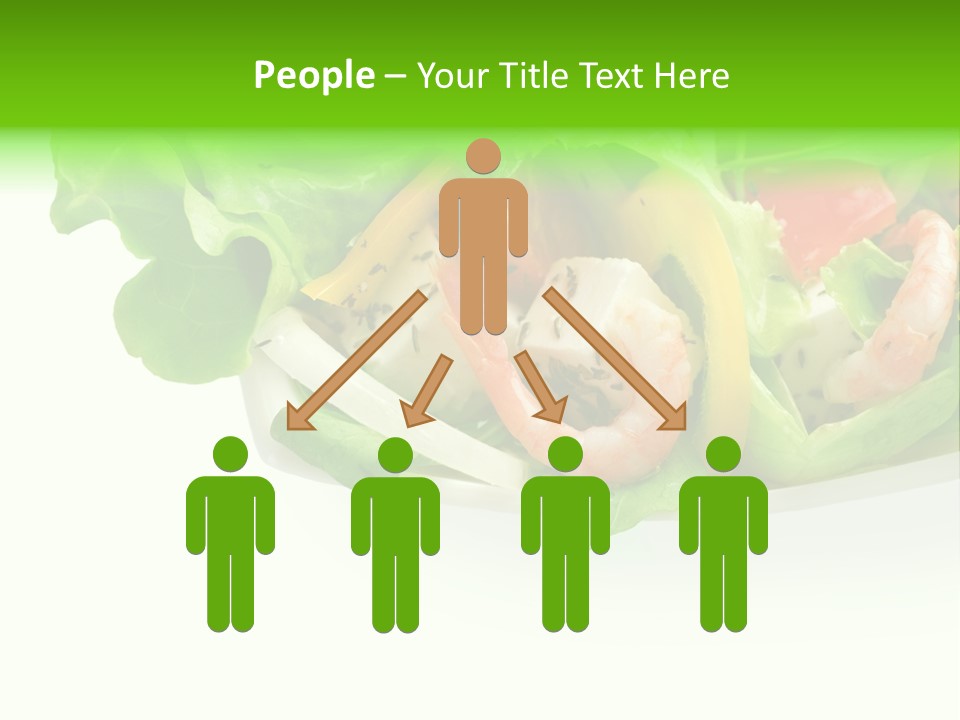 Isolated Cheese Yellow PowerPoint Template