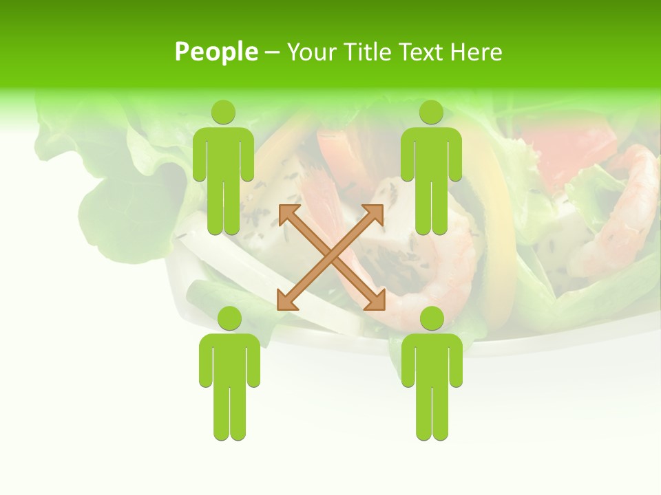 Isolated Cheese Yellow PowerPoint Template