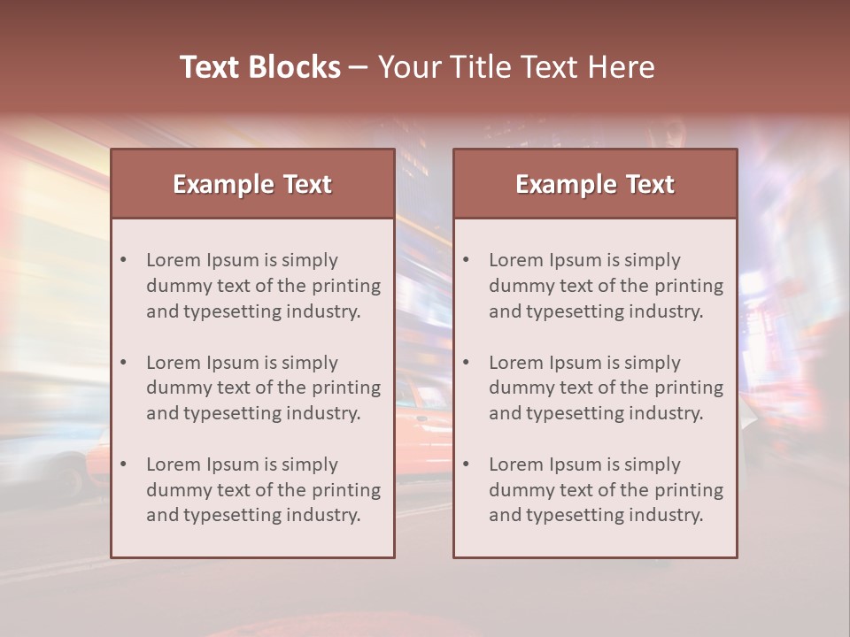 Sunglasses Woman Manhattan PowerPoint Template