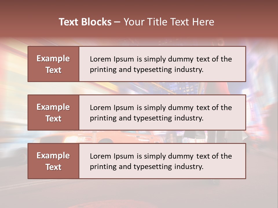 Sunglasses Woman Manhattan PowerPoint Template