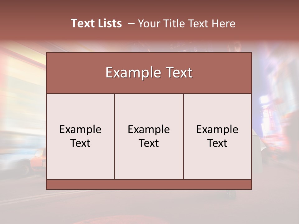 Sunglasses Woman Manhattan PowerPoint Template