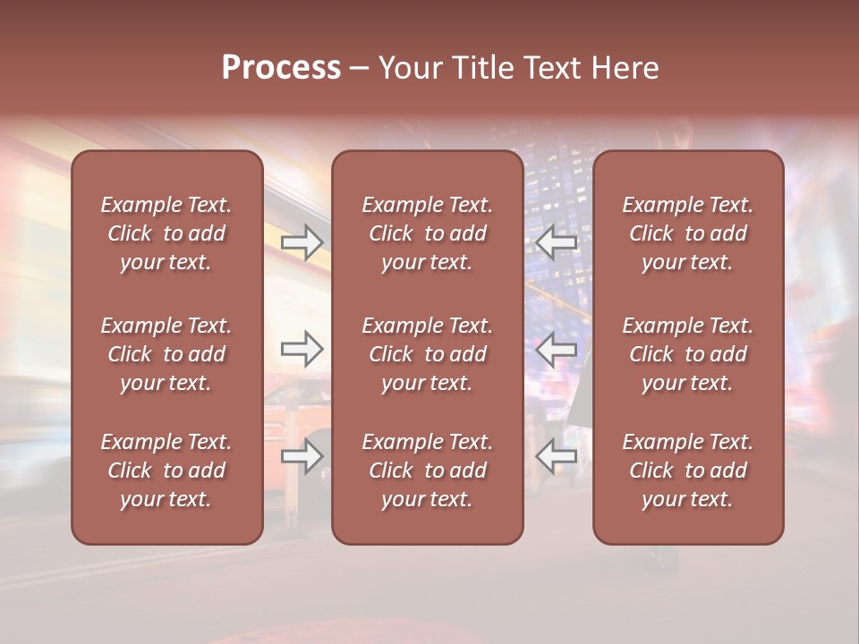 Sunglasses Woman Manhattan PowerPoint Template