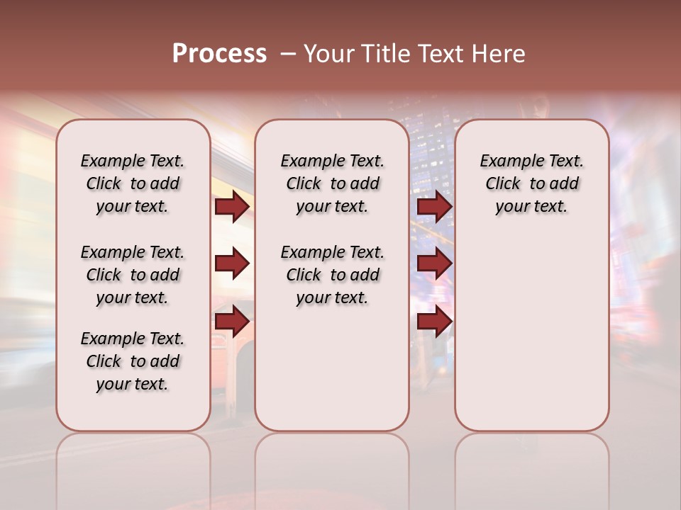 Sunglasses Woman Manhattan PowerPoint Template