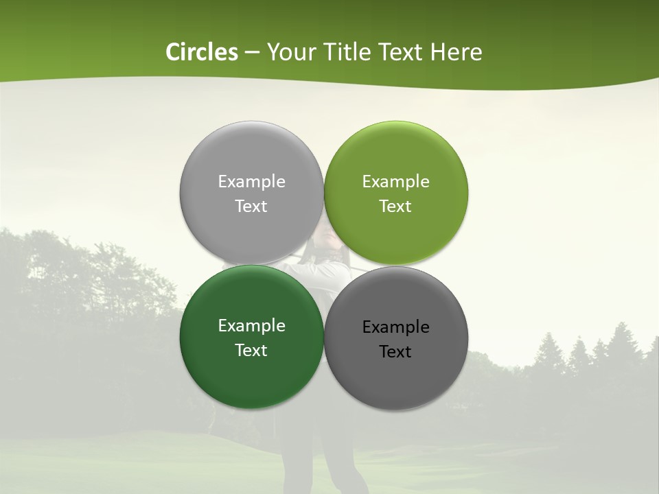 Professional Player Grass PowerPoint Template