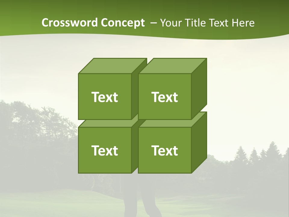 Professional Player Grass PowerPoint Template