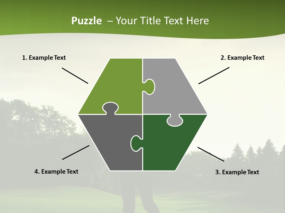 Professional Player Grass PowerPoint Template