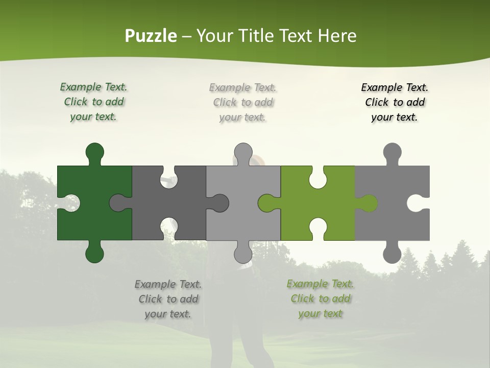 Professional Player Grass PowerPoint Template