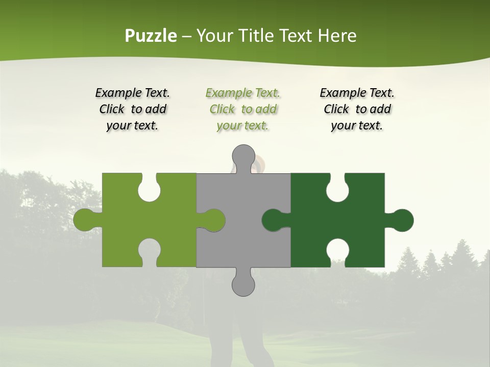 Professional Player Grass PowerPoint Template