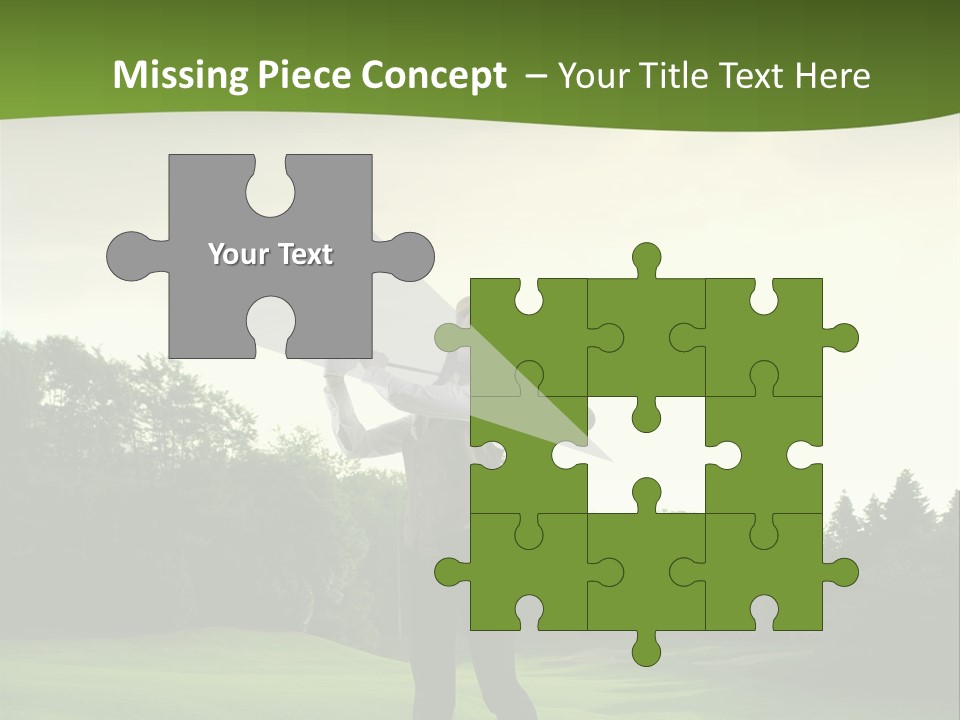 Professional Player Grass PowerPoint Template