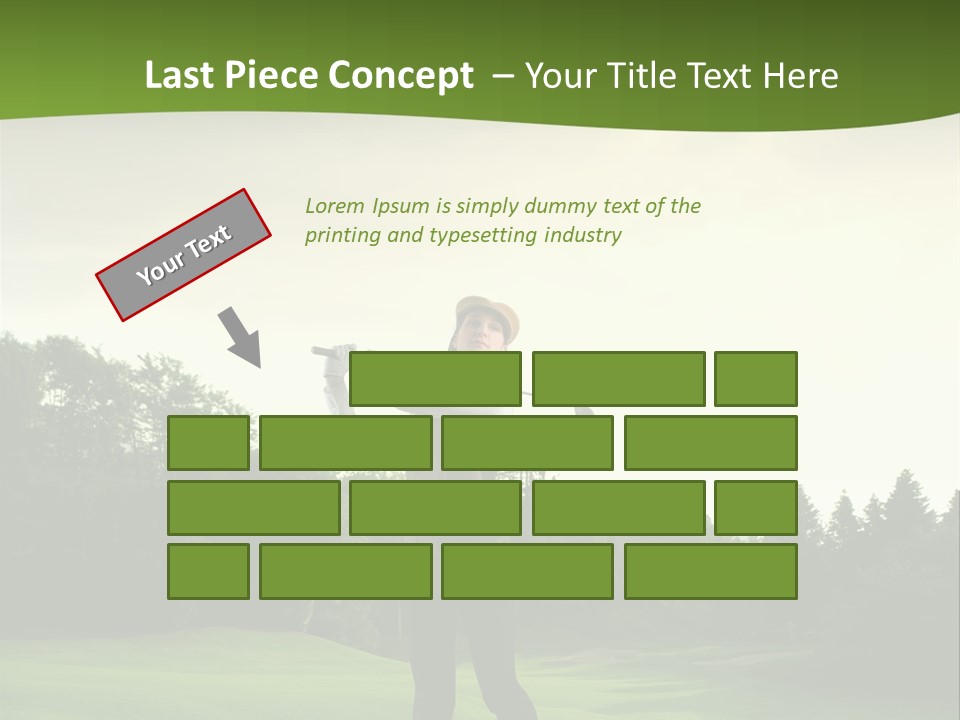Professional Player Grass PowerPoint Template