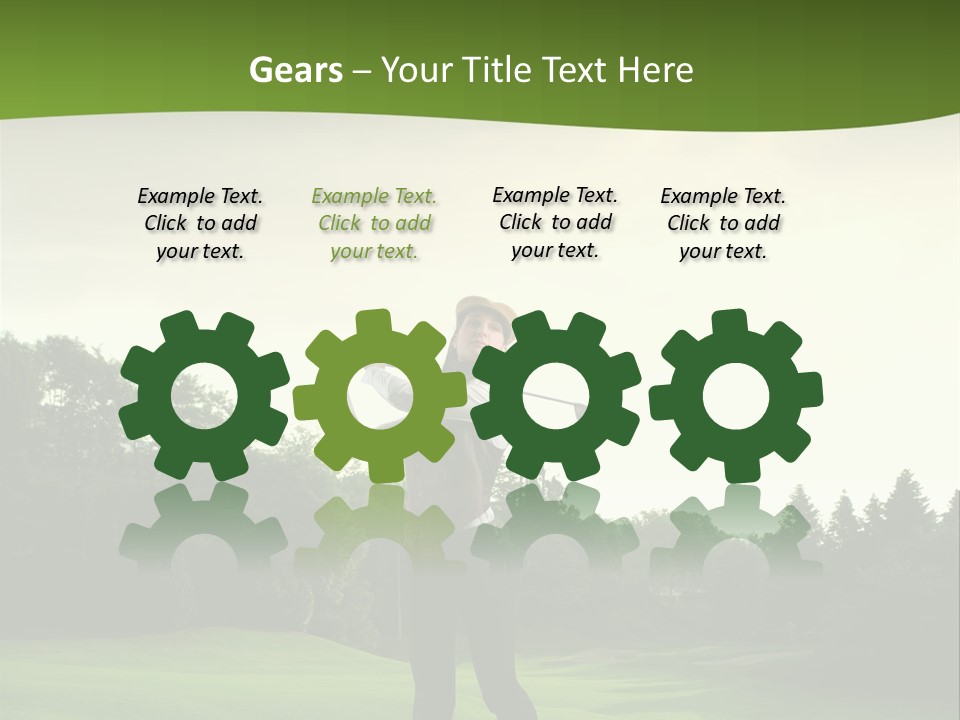 Professional Player Grass PowerPoint Template