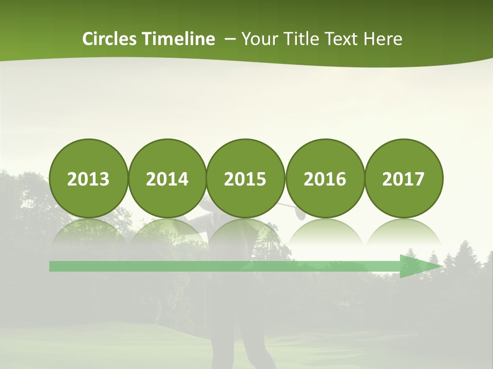 Professional Player Grass PowerPoint Template