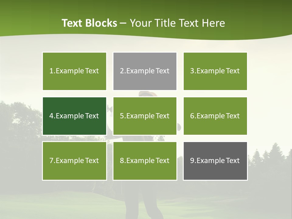 Professional Player Grass PowerPoint Template