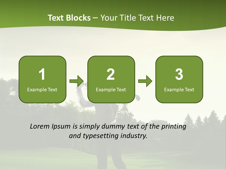 Professional Player Grass PowerPoint Template
