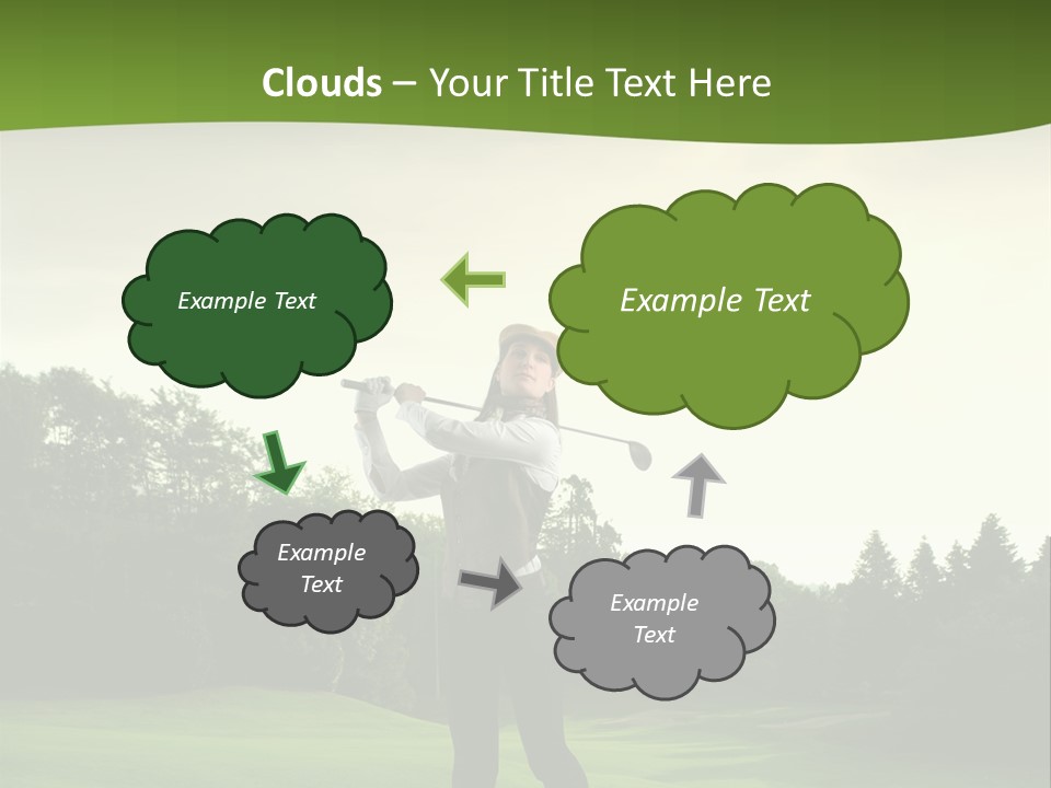 Professional Player Grass PowerPoint Template