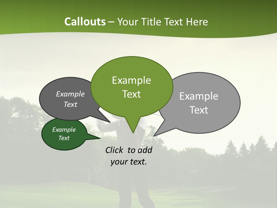 Professional Player Grass PowerPoint Template