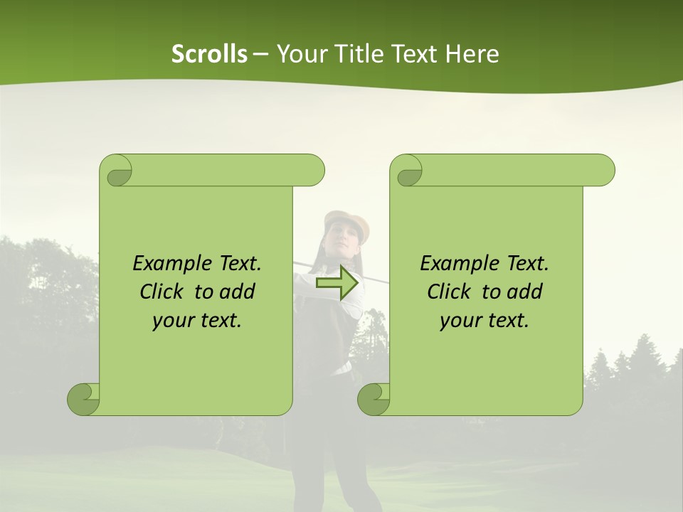 Professional Player Grass PowerPoint Template