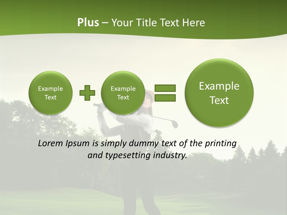 Professional Player Grass PowerPoint Template