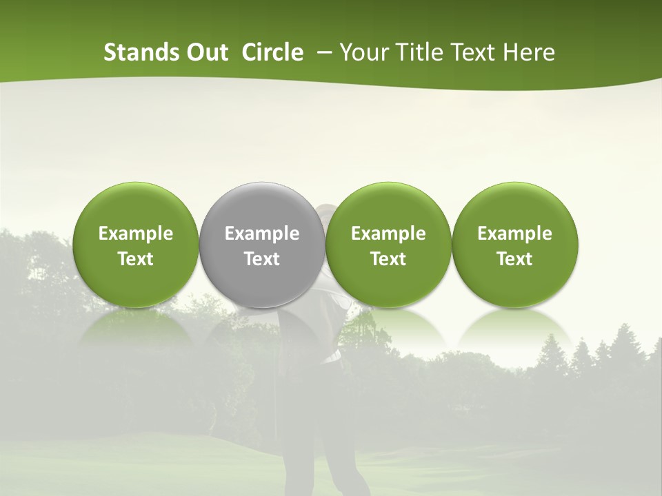Professional Player Grass PowerPoint Template