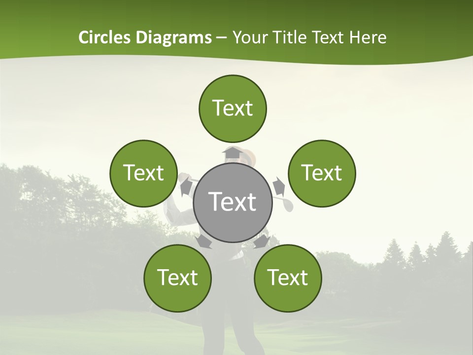 Professional Player Grass PowerPoint Template