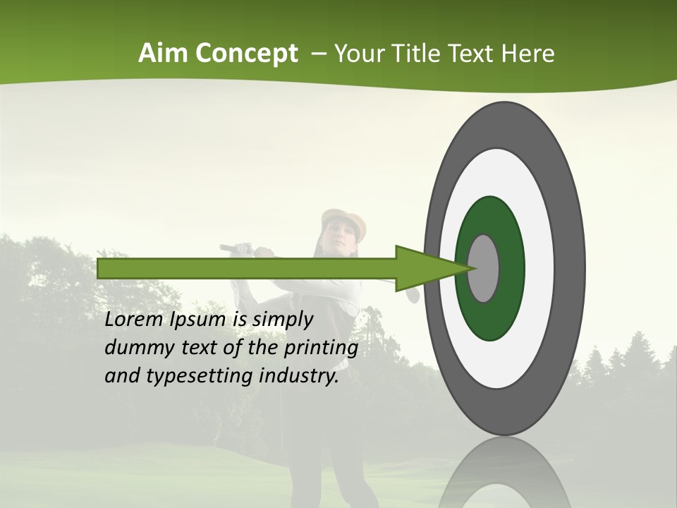 Professional Player Grass PowerPoint Template