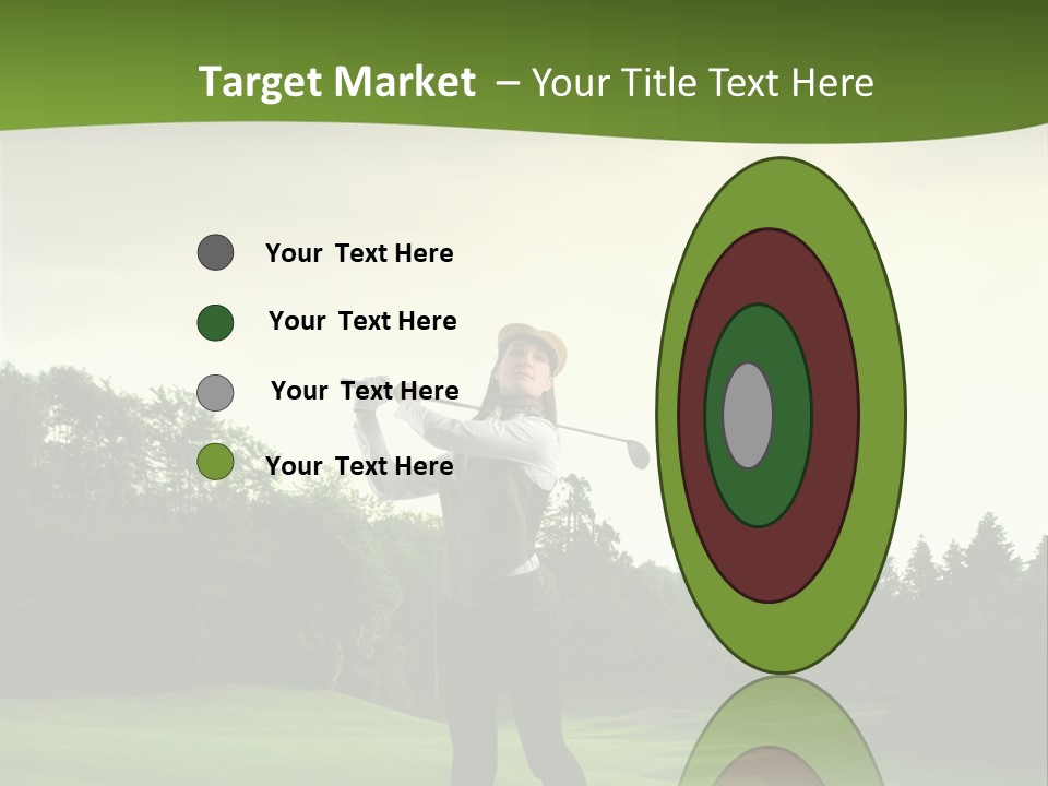 Professional Player Grass PowerPoint Template