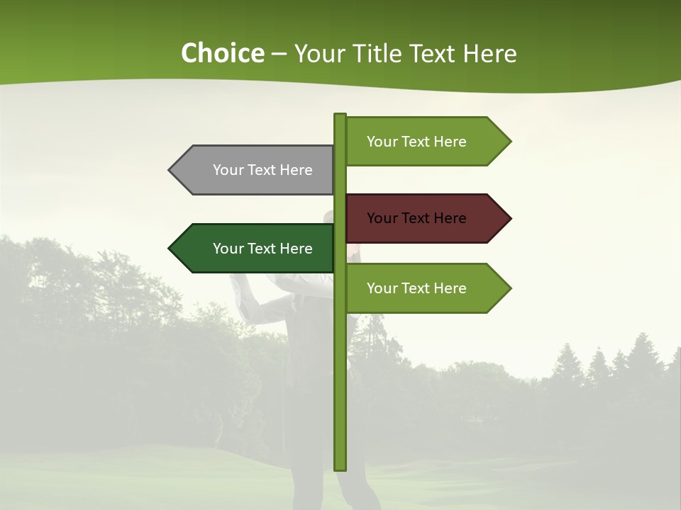 Professional Player Grass PowerPoint Template