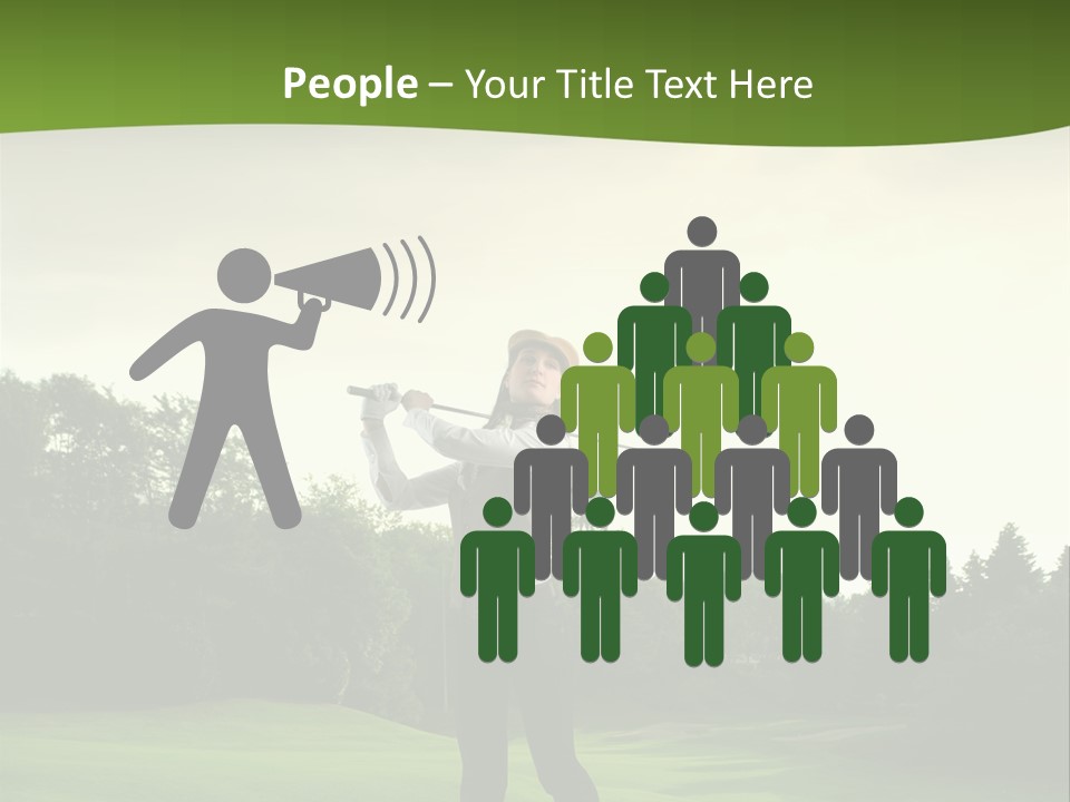 Professional Player Grass PowerPoint Template