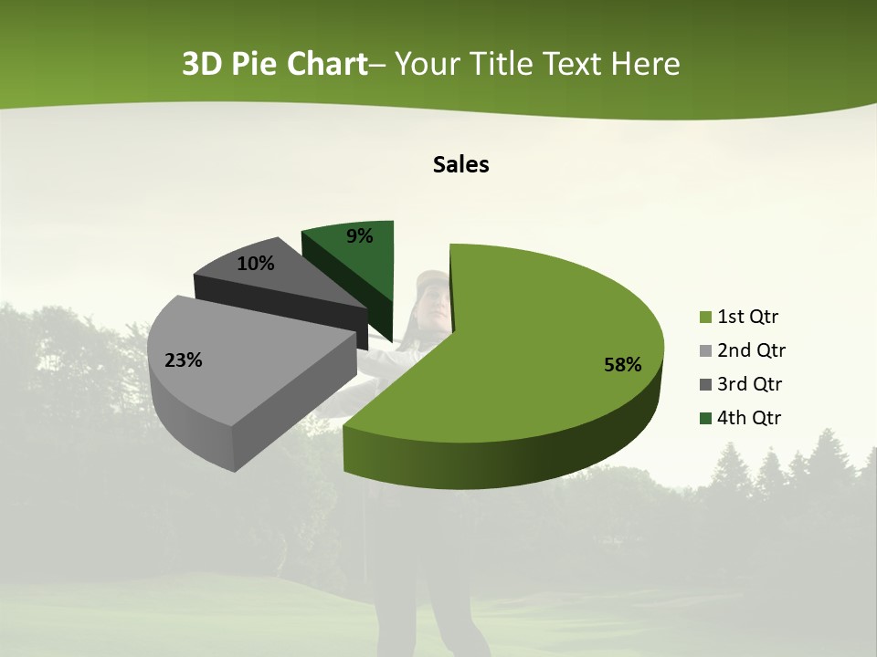 Professional Player Grass PowerPoint Template
