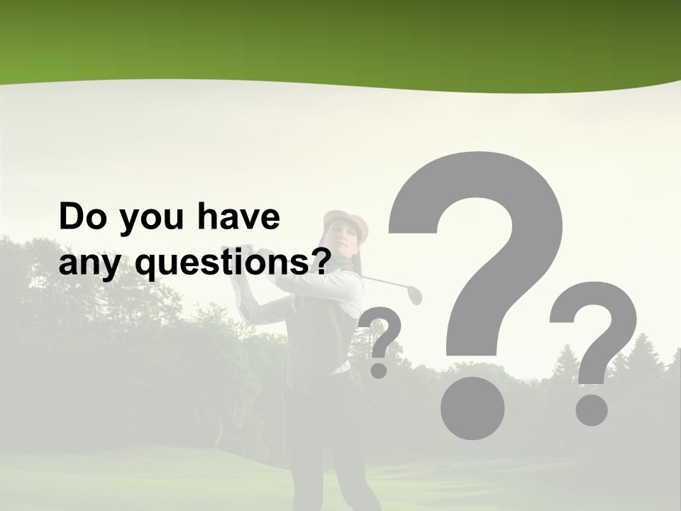 Professional Player Grass PowerPoint Template