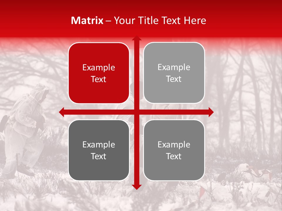 Camouflage Man Antique PowerPoint Template