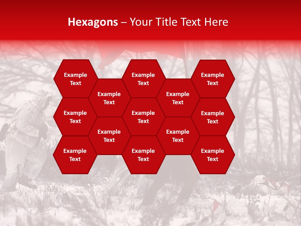 Camouflage Man Antique PowerPoint Template