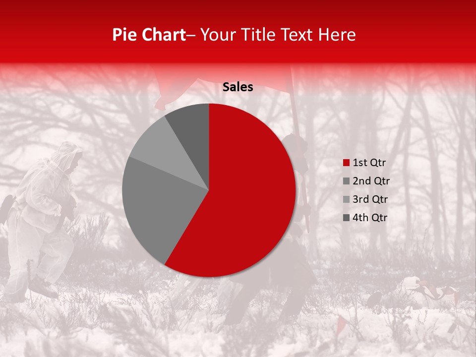 Camouflage Man Antique PowerPoint Template