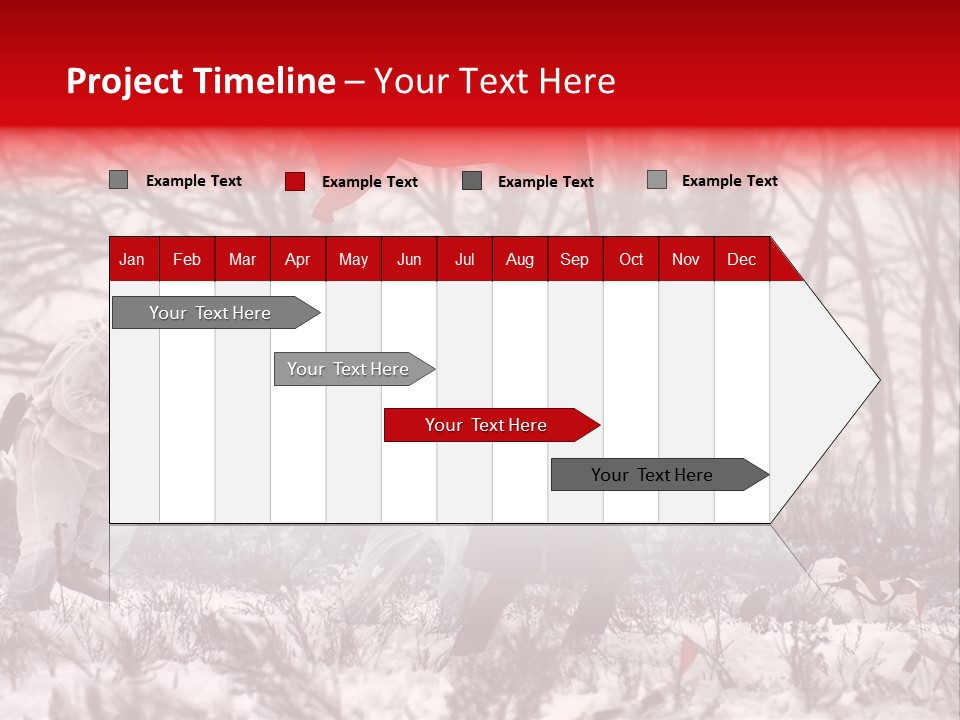 Camouflage Man Antique PowerPoint Template