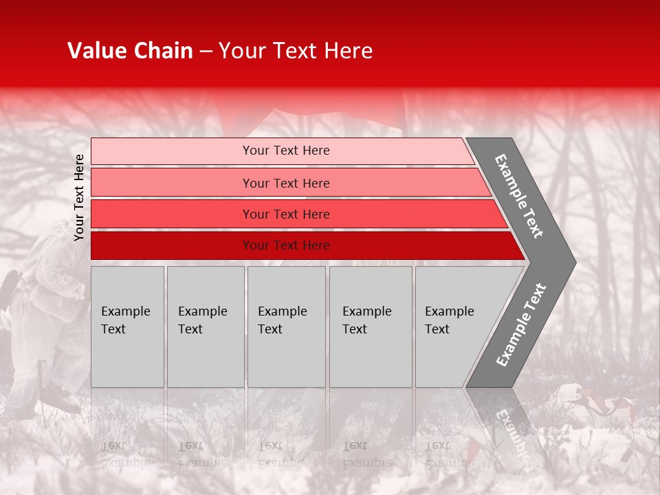 Camouflage Man Antique PowerPoint Template
