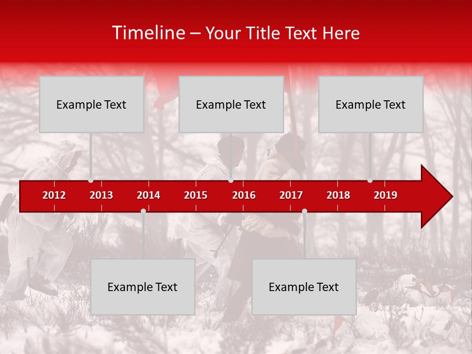 Camouflage Man Antique PowerPoint Template