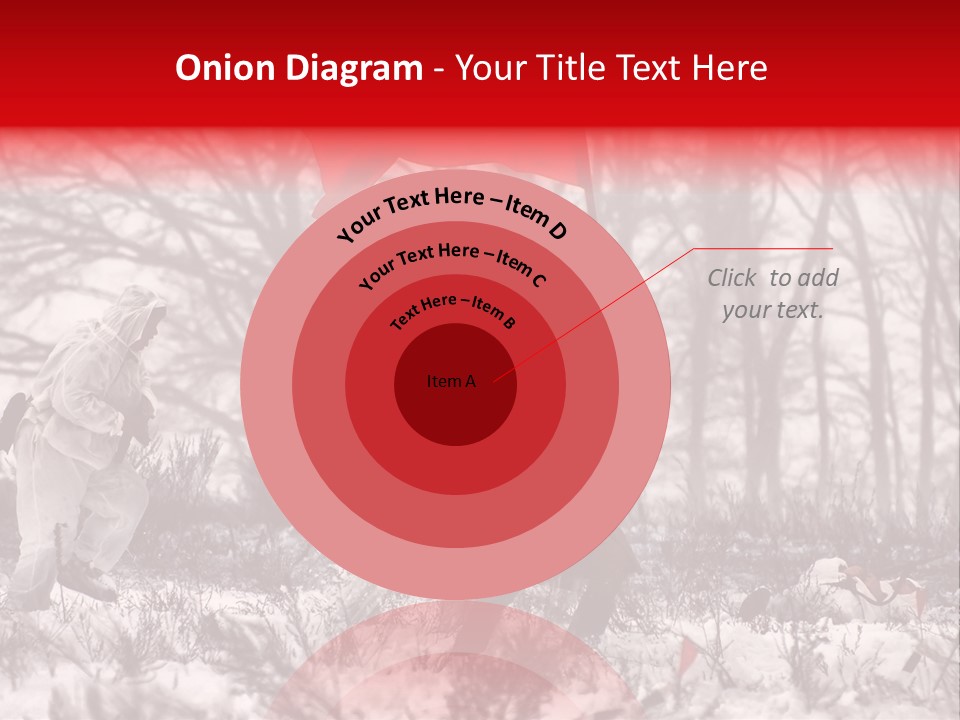 Camouflage Man Antique PowerPoint Template