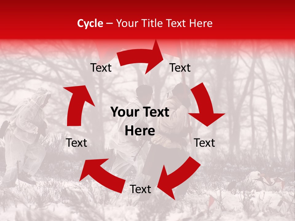 Camouflage Man Antique PowerPoint Template