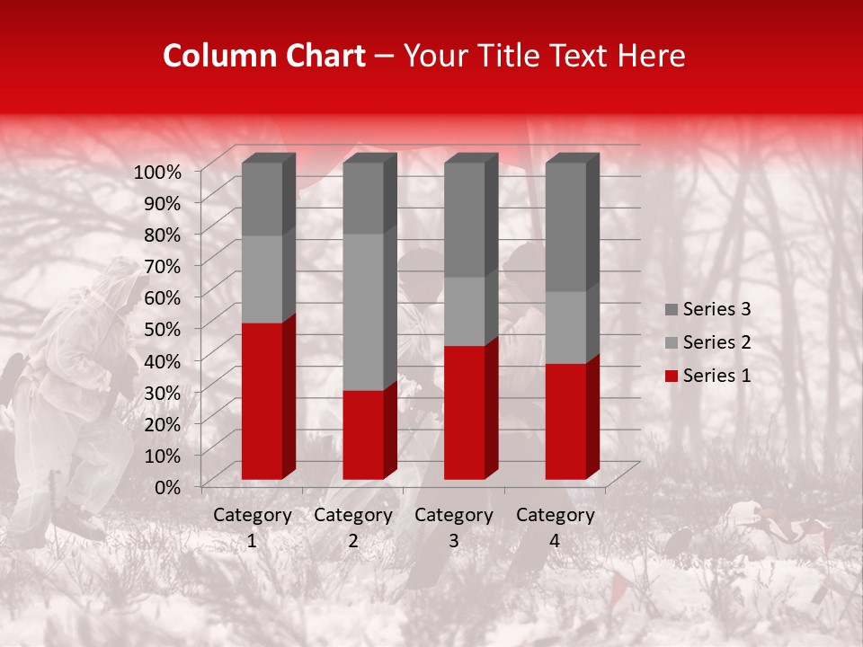 Camouflage Man Antique PowerPoint Template
