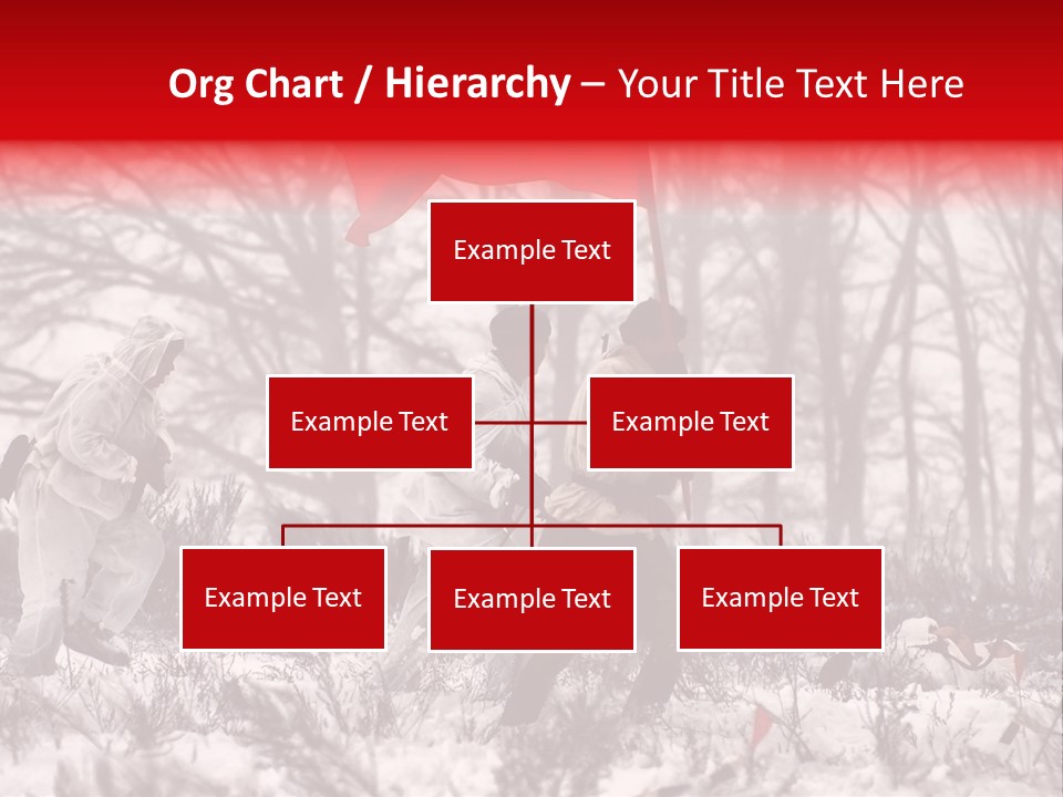 Camouflage Man Antique PowerPoint Template