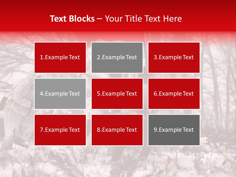 Camouflage Man Antique PowerPoint Template