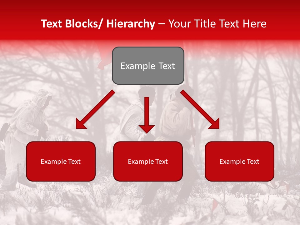 Camouflage Man Antique PowerPoint Template