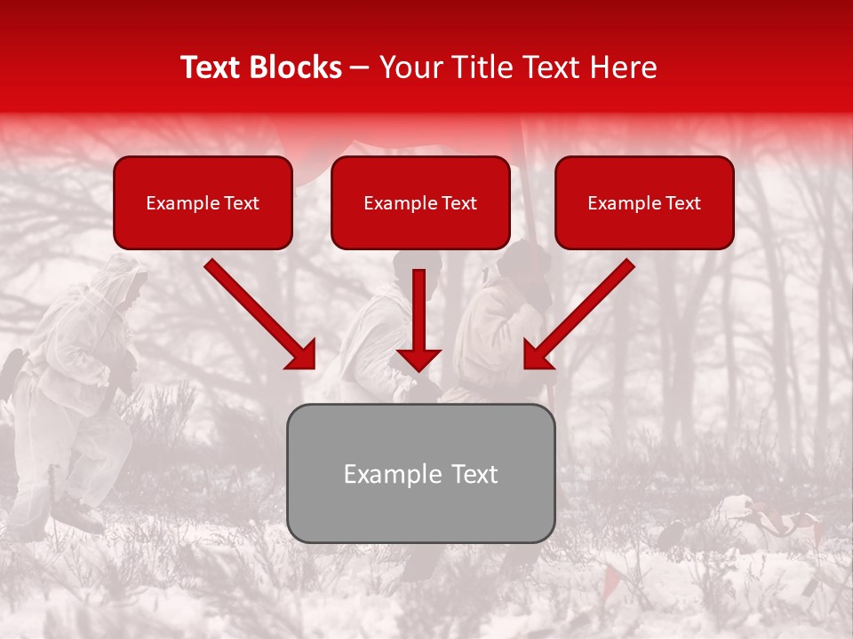 Camouflage Man Antique PowerPoint Template