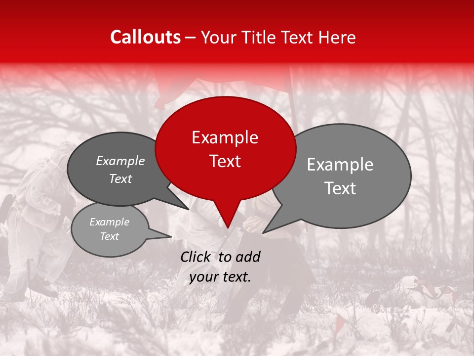 Camouflage Man Antique PowerPoint Template