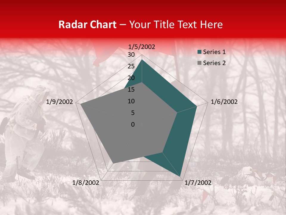 Camouflage Man Antique PowerPoint Template