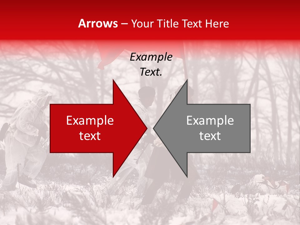 Camouflage Man Antique PowerPoint Template