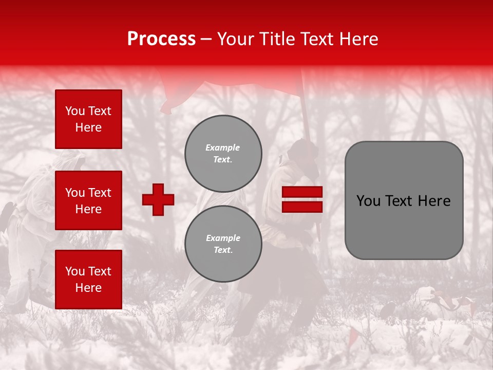 Camouflage Man Antique PowerPoint Template