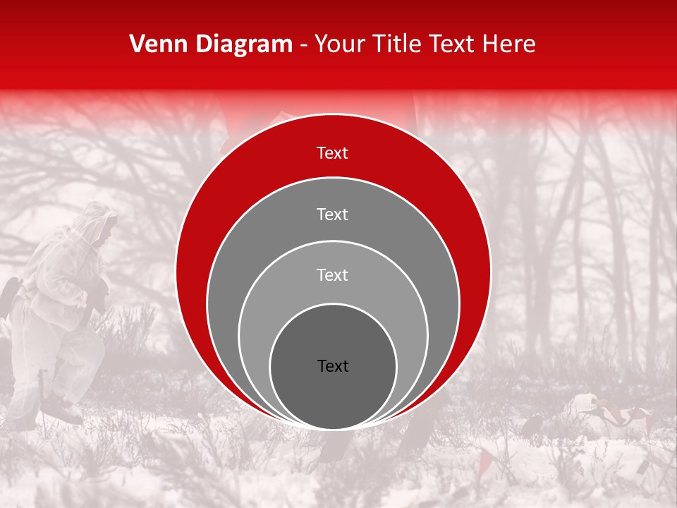 Camouflage Man Antique PowerPoint Template