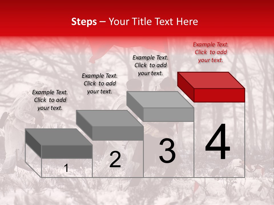 Camouflage Man Antique PowerPoint Template